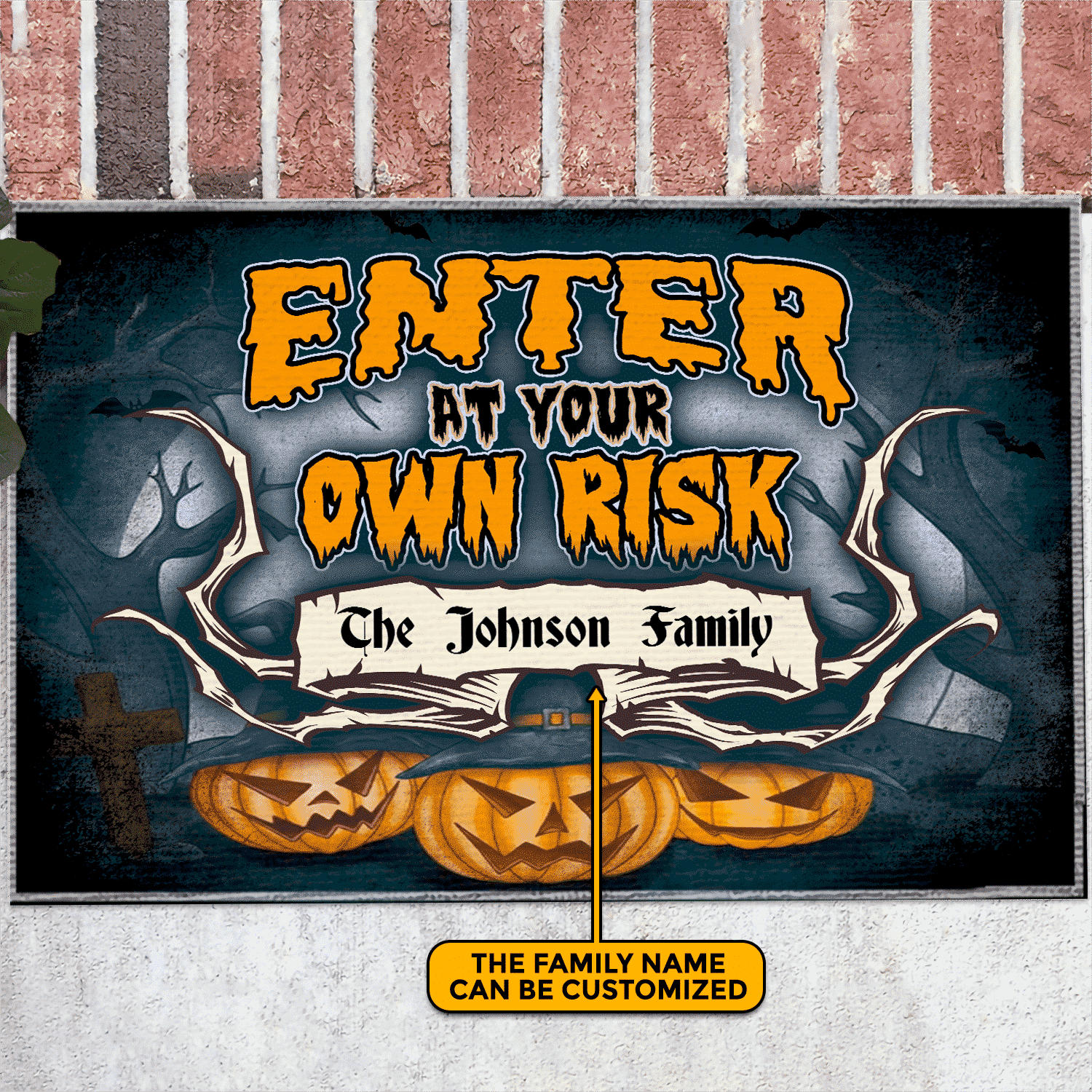 6VT. Enter At Your Own Risk doormat mk1