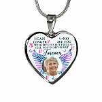 Custom Photo I Can No Longer See You With My Eyes Personalized Memorial Heart Necklace - Bangle Custom Photo I Can No Longer See You With My Eyes Personalized Memorial Heart Necklace - Bangle