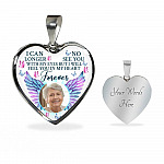 Custom Photo I Can No Longer See You With My Eyes Personalized Memorial Heart Necklace - Bangle Custom Photo I Can No Longer See You With My Eyes Personalized Memorial Heart Necklace - Bangle