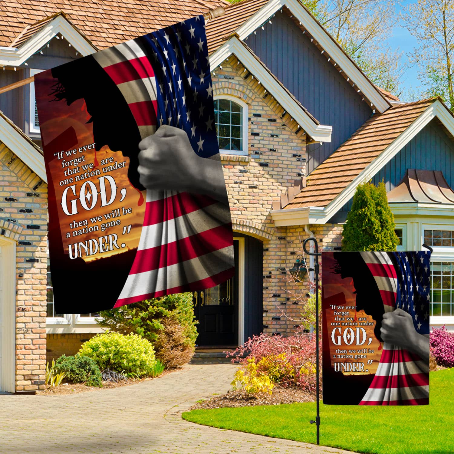 4VT. If We Ever Forget Garden & House Mockup 3