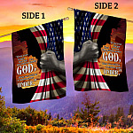 4VT. If We Ever Forget House Flag Mockup 2 Side