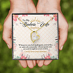 Personalized Name To My Badass Wife Whenever You Feel Inadequate Unworthy Or Unloved Forever Love Pendant Necklace