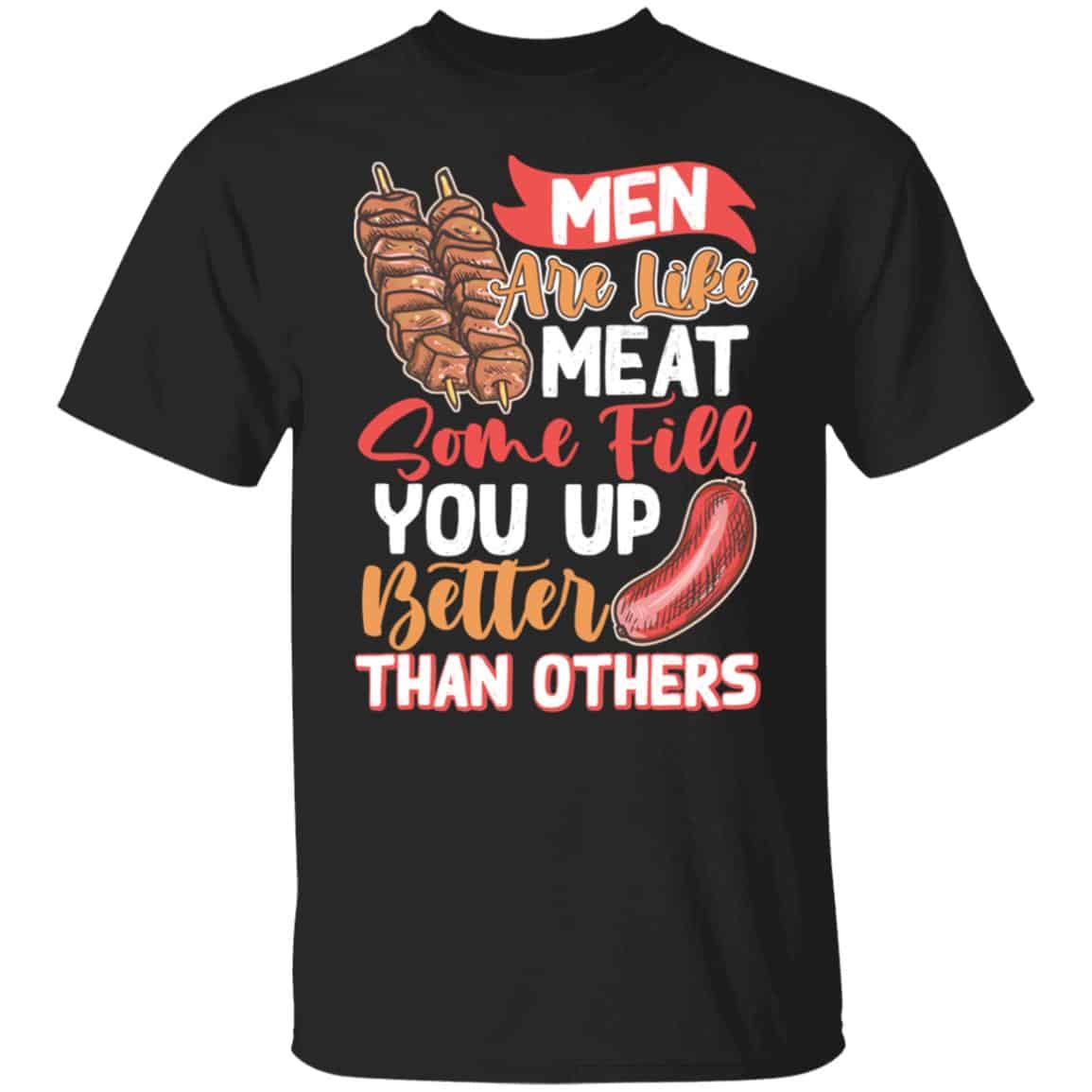 meat, Black, Unisex T-Shirt