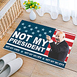 7Th. Biden Not My President Not My Voice 1 Doormat mockup 2