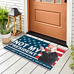 7Th. Biden Not My President Not My Voice 1 Doormat mockup 8