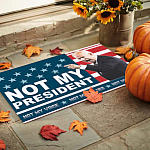 7Th. Biden Not My President Not My Voice 1 Doormat mockup 9