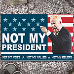 7Th. Biden Not My President Not My Voice 1 Doormat Mockup 13