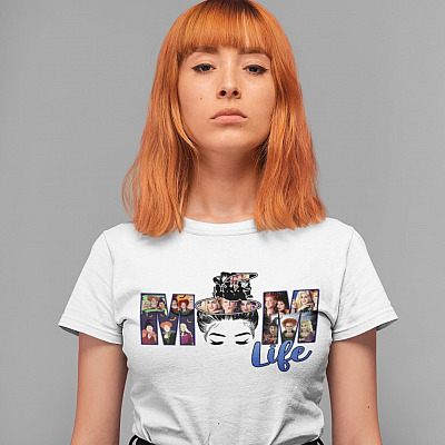 Alternative view of Mom Life Hocus Pocus Ladies T-Shirt - Sanderson Sisters Premium Ladies Triblend Dolman Sleeve Shirt