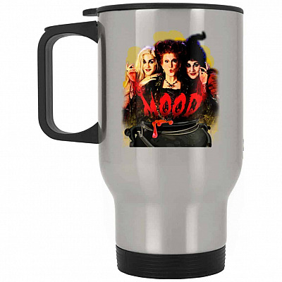 14 oz. Silver Travel Mug