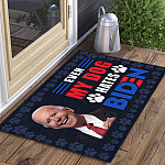 2O. Dog Hate Biden Doormat (5) Doormat Mockup 3