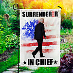 Surrenderer In Chief Biden Garden Flag Mockup 1