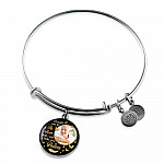 Custom Photo I'll Hold You In My Heart Until I Can Hold You In Heaven Feather Butterfly Memorial Circle Pendant Necklace