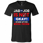 jab, Black, V-Neck T-Shirt jab, Black, V-Neck T-Shirt