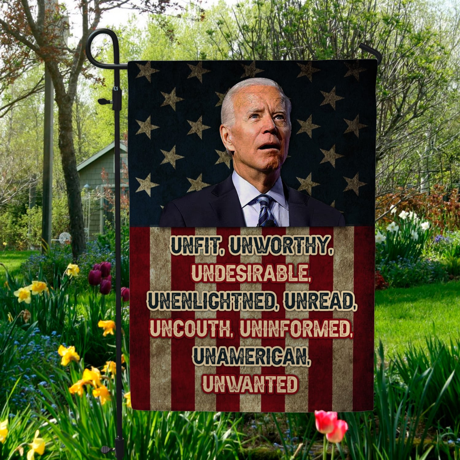 Size 30x40 Garden Flag Mockup 5