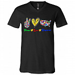 tee, Black, V-Neck T-Shirt tee, Black, V-Neck T-Shirt