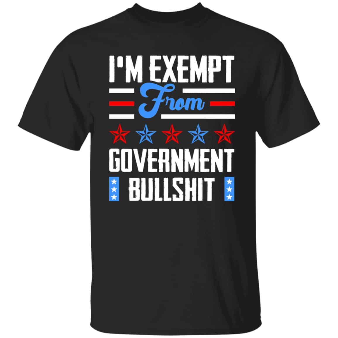 exempt tee, Black, Unisex T-Shirt exempt tee, Black, Unisex T-Shirt