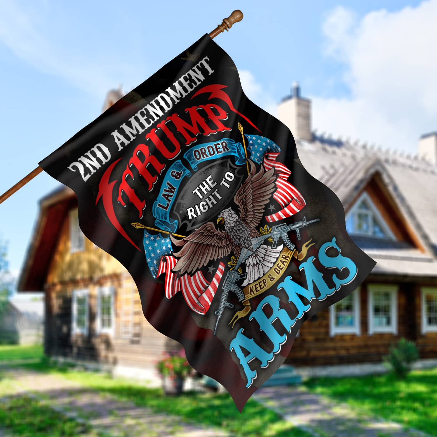 30x40 (8) House Flag Mockup 5