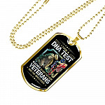 I Took A DNA Test God Is My Father Veterans Are My Brothers Dog Tag Pendant Necklace I Took A DNA Test God Is My Father Veterans Are My Brothers Dog Tag Pendant Necklace