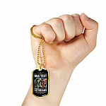 I Took A DNA Test God Is My Father Veterans Are My Brothers Dog Tag Pendant Necklace I Took A DNA Test God Is My Father Veterans Are My Brothers Dog Tag Pendant Necklace
