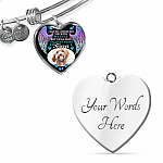 Personalized Photo I Can No Longer See You With My Eyes But I Will Feel You In My Heart Forever Hearts Pendant Necklace - Pet Loss Gift