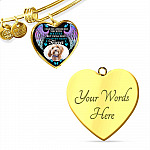 Personalized Photo I Can No Longer See You With My Eyes But I Will Feel You In My Heart Forever Hearts Pendant Necklace - Pet Loss Gift