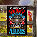 8NH. Trump Law Metal Sign Metal Sign Mockup 6