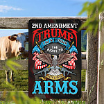 8NH. Trump Law Metal Sign Metal Sign Mockup 3