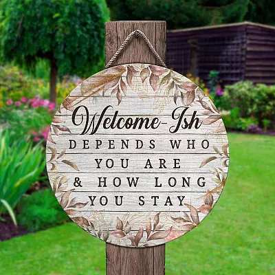 Wooden Door Sign