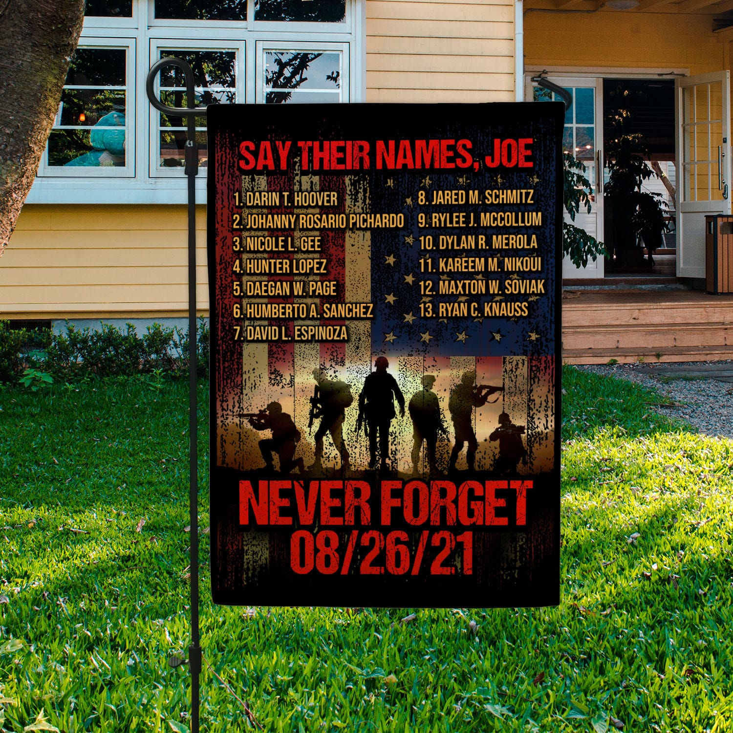 SIDE 1 30x40 Garden Flag Mockup 3