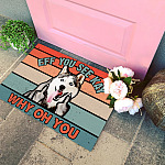 11Th. Why Oh You Husky (doormat) Doormat mockup 4