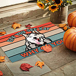 11Th. Why Oh You Husky (doormat) Doormat mockup 9
