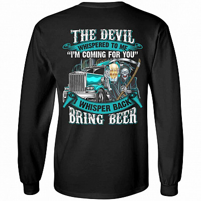1N.The Devil Whispered To Me, Black, Long Sleeve