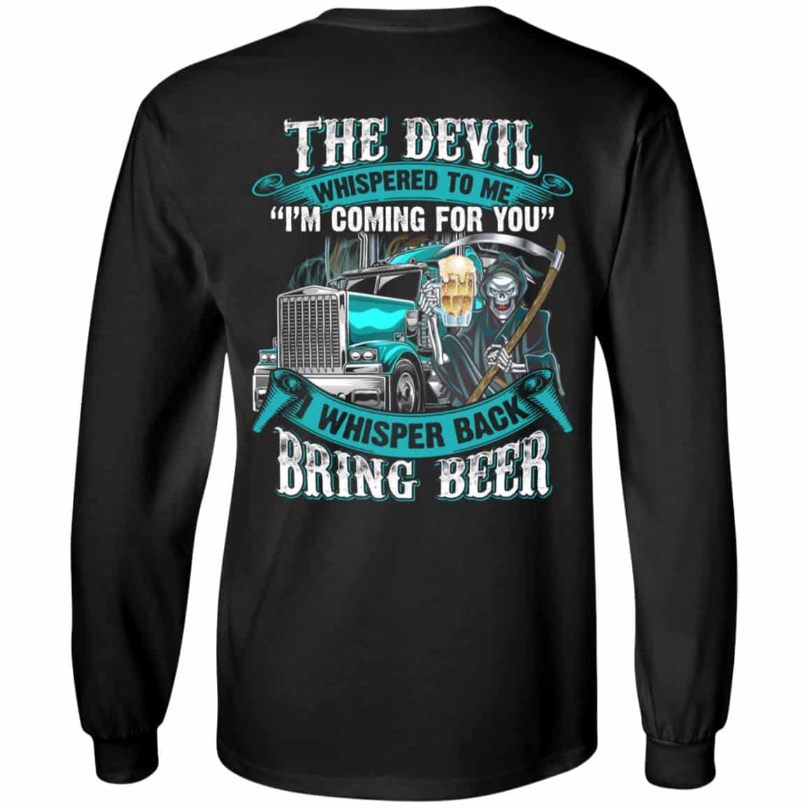1N.The Devil Whispered To Me, Black, Long Sleeve 1N.The Devil Whispered To Me, Black, Long Sleeve