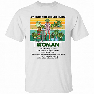 1N.5 Things You Shold Know Plnat Mom, White, Unisex T-Shirt