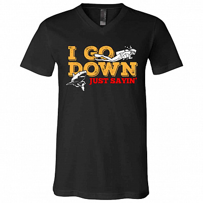 tee, Black, V-Neck T-Shirt