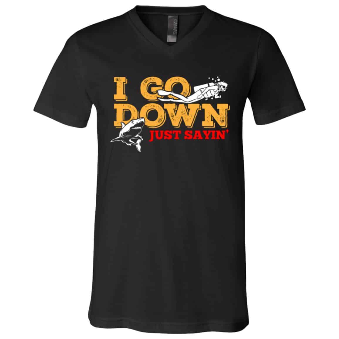 tee, Black, V-Neck T-Shirt