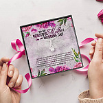 To My Beautiful Mother On My Wedding Day Alluring Beauty Necklace - Mother Of The Bride Gifts From Daughter