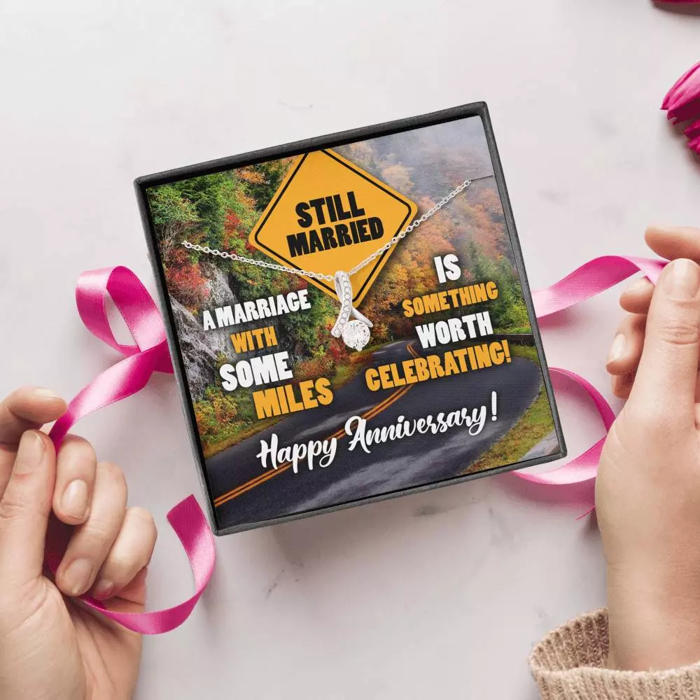 Still Married A Marriage With Some Miles Is Something Worth Celebrating Alluring Beauty Necklace