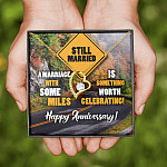 Still Married A Marriage With Some Miles Is Something Worth Celebrating Forever Love Heart Pendant Necklace