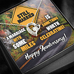 Still Married A Marriage With Some Miles Is Something Worth Celebrating Forever Love Heart Pendant Necklace