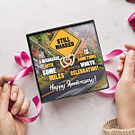 Still Married A Marriage With Some Miles Is Something Worth Celebrating Interlocking Hearts Pendant Necklace