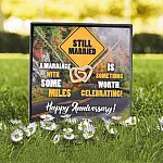 Still Married A Marriage With Some Miles Is Something Worth Celebrating Interlocking Hearts Pendant Necklace