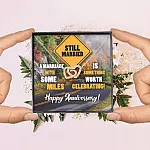 Still Married A Marriage With Some Miles Is Something Worth Celebrating Interlocking Hearts Pendant Necklace