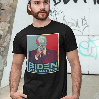 Alternative view of Biden Lies Matter T-Shirt - Impeach Joe Biden Shirt