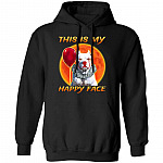 This Is My Happy Face Funny Pitb2, Black, Hoodie