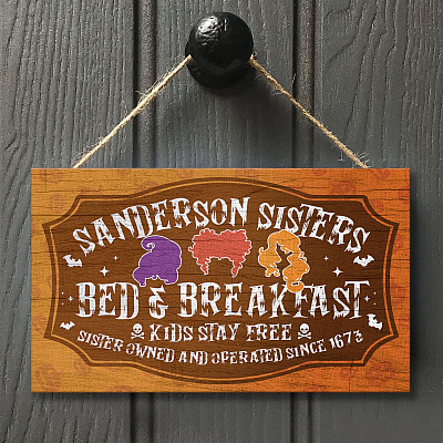 Wooden Door Sign
