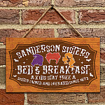 57 HG. Hocus Kids Stay Free Door Sign Mockup 9