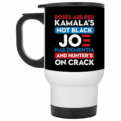 14 oz. White Travel Mug