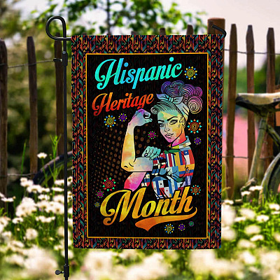 National Hispanic Heritage Month Flag - Hispanic Latino American Countries Garden Flag - House Flag