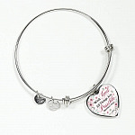 With God All Things Are Possible Mathew 19 26 Christian Heart Pendant Necklace for Women